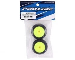 Pro-Line Mini-B Front Pre-Mounted Wedge Carpet Tire (Yellow) (2) (Z3) -Pro-Line Sales Store pro8298 12 2