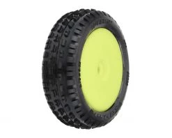 Pro-Line Mini-B Front Pre-Mounted Wedge Carpet Tire (Yellow) (2) (Z3) -Pro-Line Sales Store pro8298 12 3