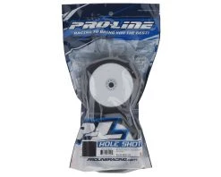 Pro-Line Hole Shot Pre-Mounted VTR 1/8 Truck Tires (2) (White) (S3) -Pro-Line Sales Store pro9033 233 2
