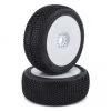 Pro-Line Blockade Pre-Mounted 1/8 Buggy Tires (2) (White) (S3) w/Lightweight Wheel