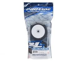 Pro-Line Blockade Pre-Mounted 1/8 Buggy Tires (2) (White) (S3) w/Lightweight Wheel -Pro-Line Sales Store pro9039 233 2