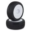 Pro-Line Hole Shot 2.0 Pre-Mounted 1/8 Buggy Tires (2) (White) (S3) w/Lightweight Wheel & 17mm Hex