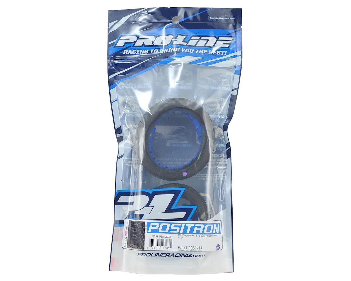 Pro-Line Positron 1/8 Buggy Tires w/Closed Cell Inserts (2) (MC) 2 Pro-Line Positron 1/8 Buggy Tires w/Closed Cell Inserts (2) (MC) - Image 2