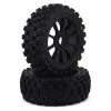 Pro-Line Badlands MX Pre-Mounted 1/8 Buggy Tires (Black) (2) (M2) w/Mach 10 Wheel