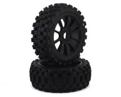 Pro-Line Badlands MX Pre-Mounted 1/8 Buggy Tires (Black) (2) (M2) w/Mach 10 Wheel
