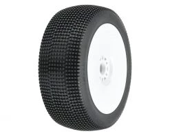 Pro-Line Convict Pre-Mounted 1/8 Buggy Tires (2) (White) (S3) w/Lightweight Wheel -Pro-Line Sales Store pro9071 233 3