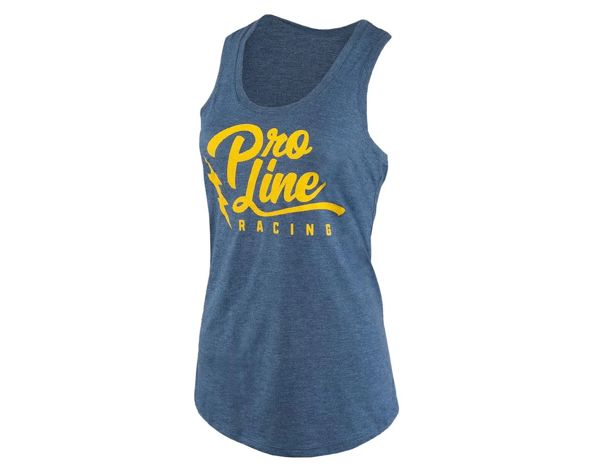Pro-Line Retro Racerback Ladies Tank Top (Blue Heather) (L) 1 Pro-Line Retro Racerback Ladies Tank Top (Blue Heather) (L)
