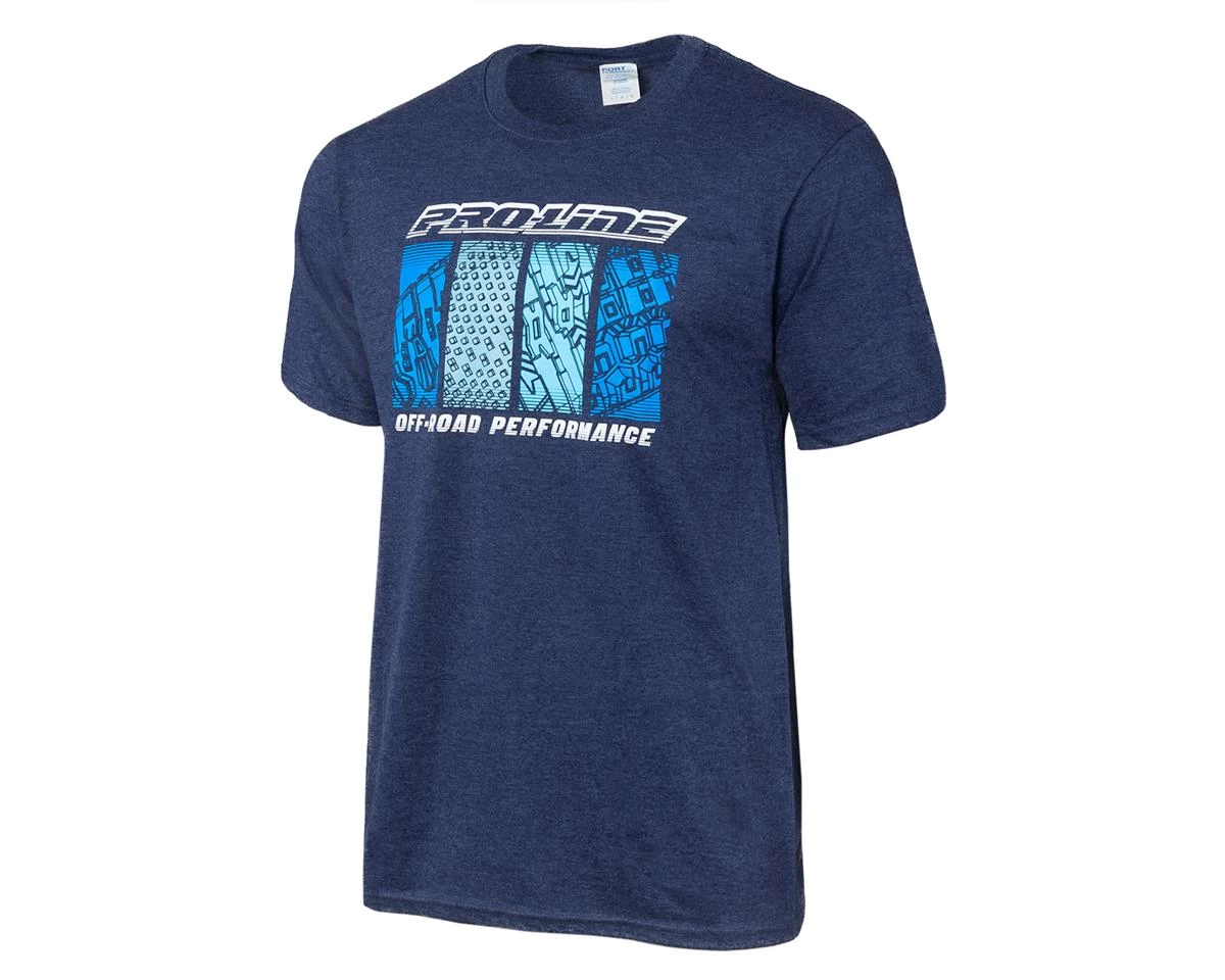 Pro-Line Quarter Tread T-Shirt (Navy) (2XL) 1 Pro-Line Quarter Tread T-Shirt (Navy) (2XL)