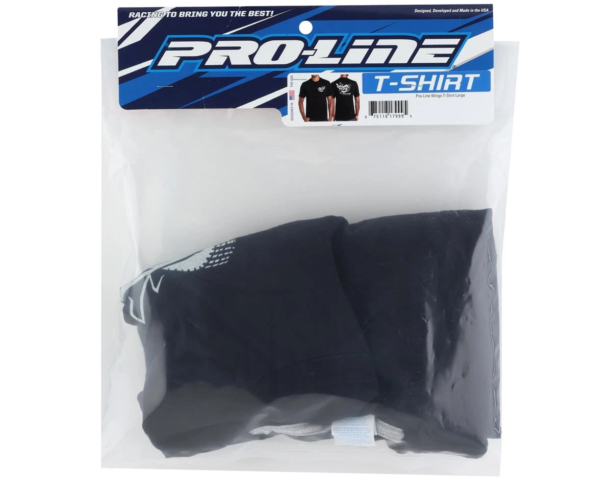 Pro-Line Wings T-Shirt (Black) (L) 3 Pro-Line Wings T-Shirt (Black) (L) - Image 3